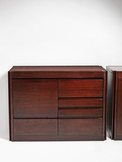 Set of Two "4D" Storage System Units by Mangiarotti for Molteni, Italy, 1960s