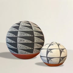 Set of Two Acoma Pueblo Seed Pots