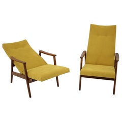 Set of Two Adjustable Armchairs, Thon, 1970