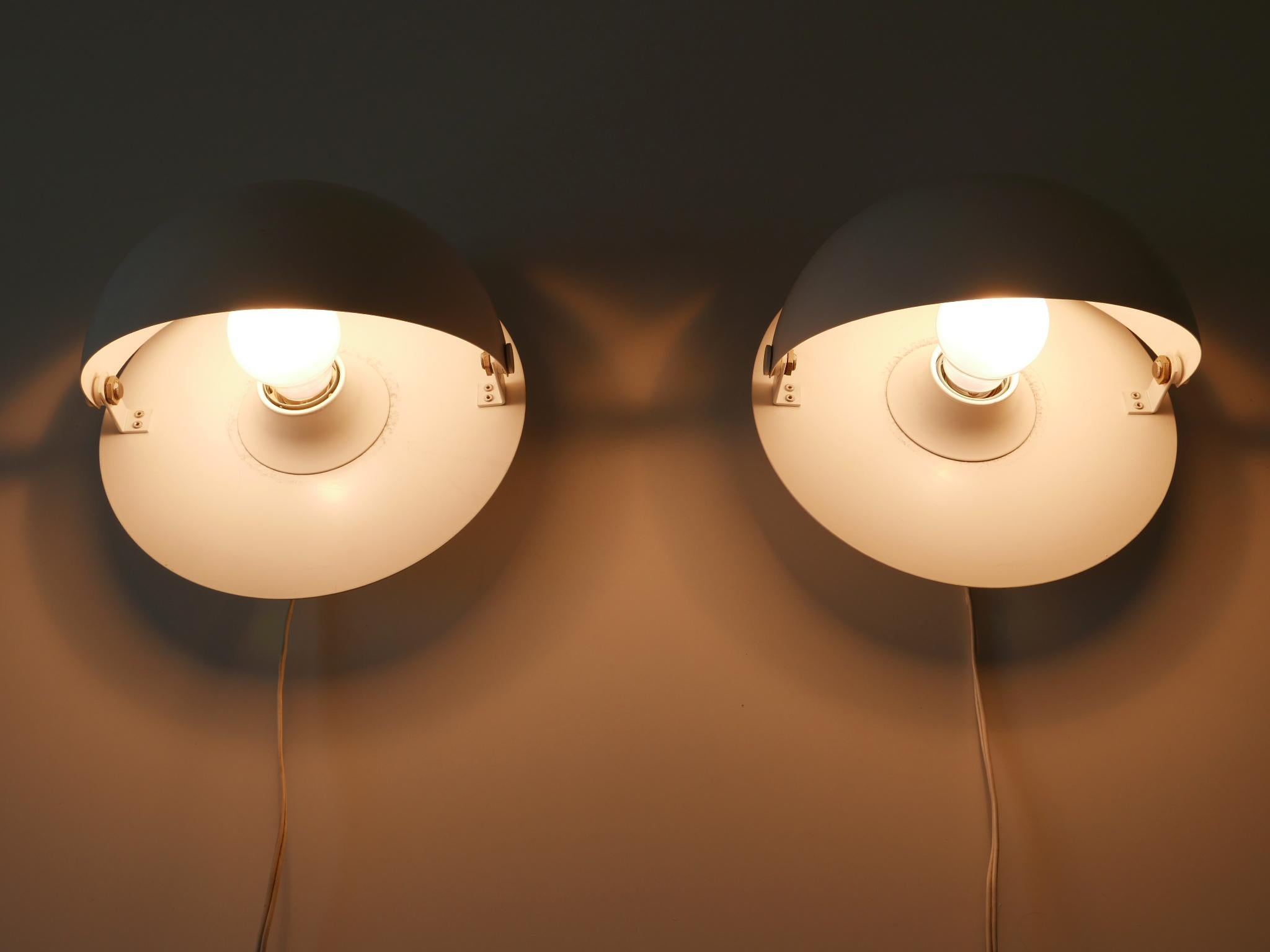 Set di due lampade da parete regolabili in stile Mid-Century Modern Germania anni '60 in vendita 12