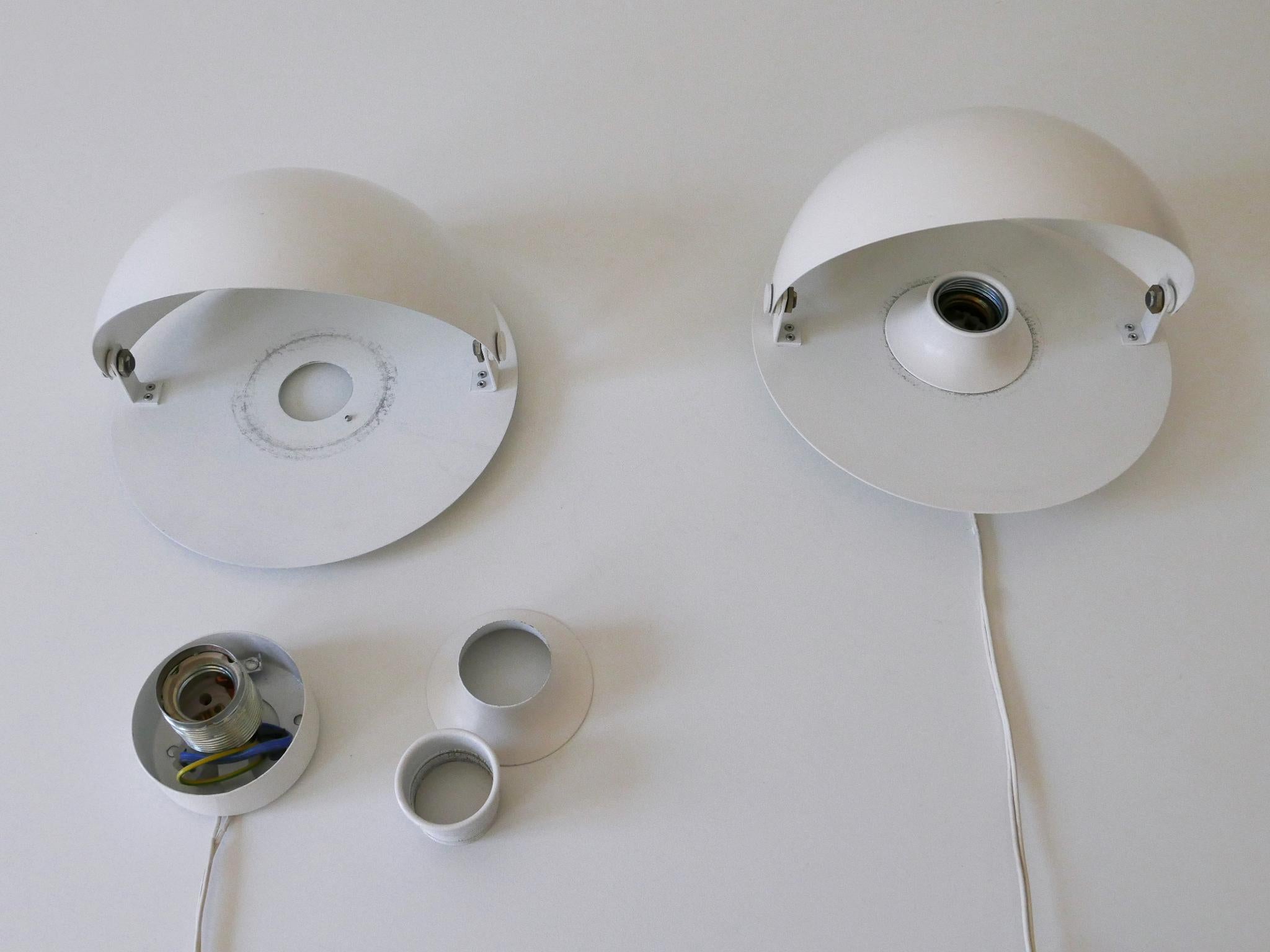 Set di due lampade da parete regolabili in stile Mid-Century Modern Germania anni '60 in vendita 13