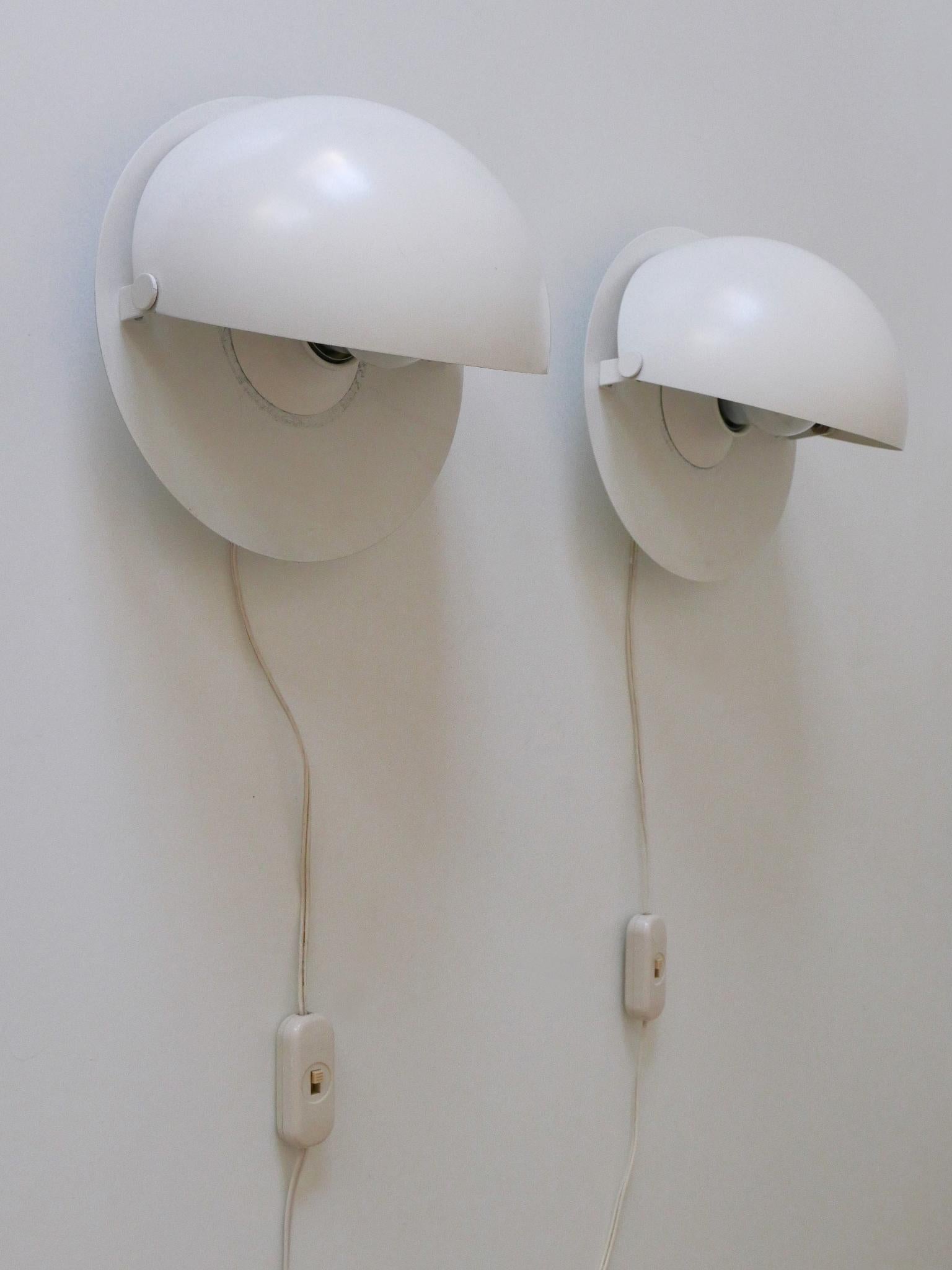 Mid-Century moderno Set di due lampade da parete regolabili in stile Mid-Century Modern Germania anni '60 in vendita