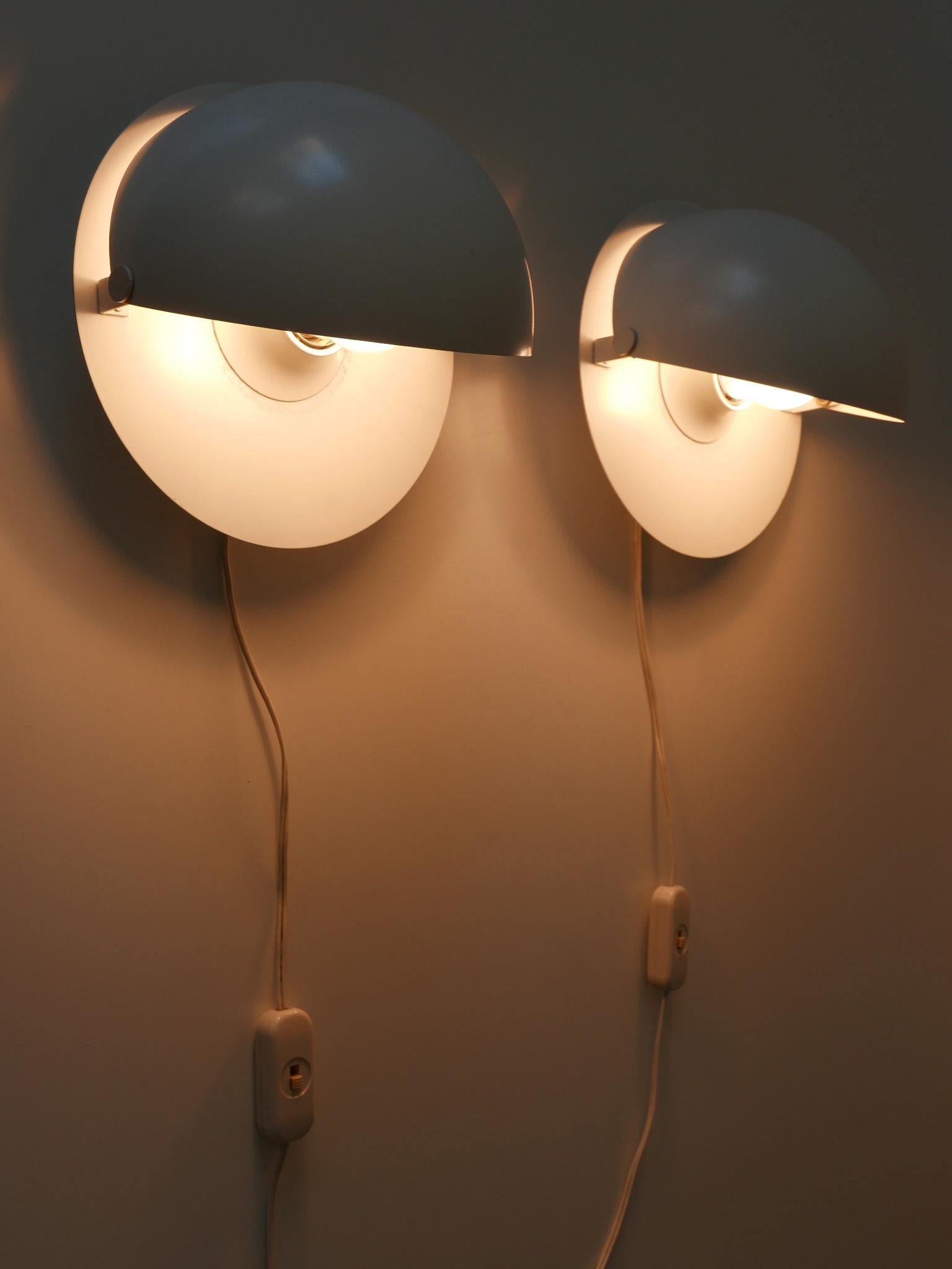 Tedesco Set di due lampade da parete regolabili in stile Mid-Century Modern Germania anni '60 in vendita