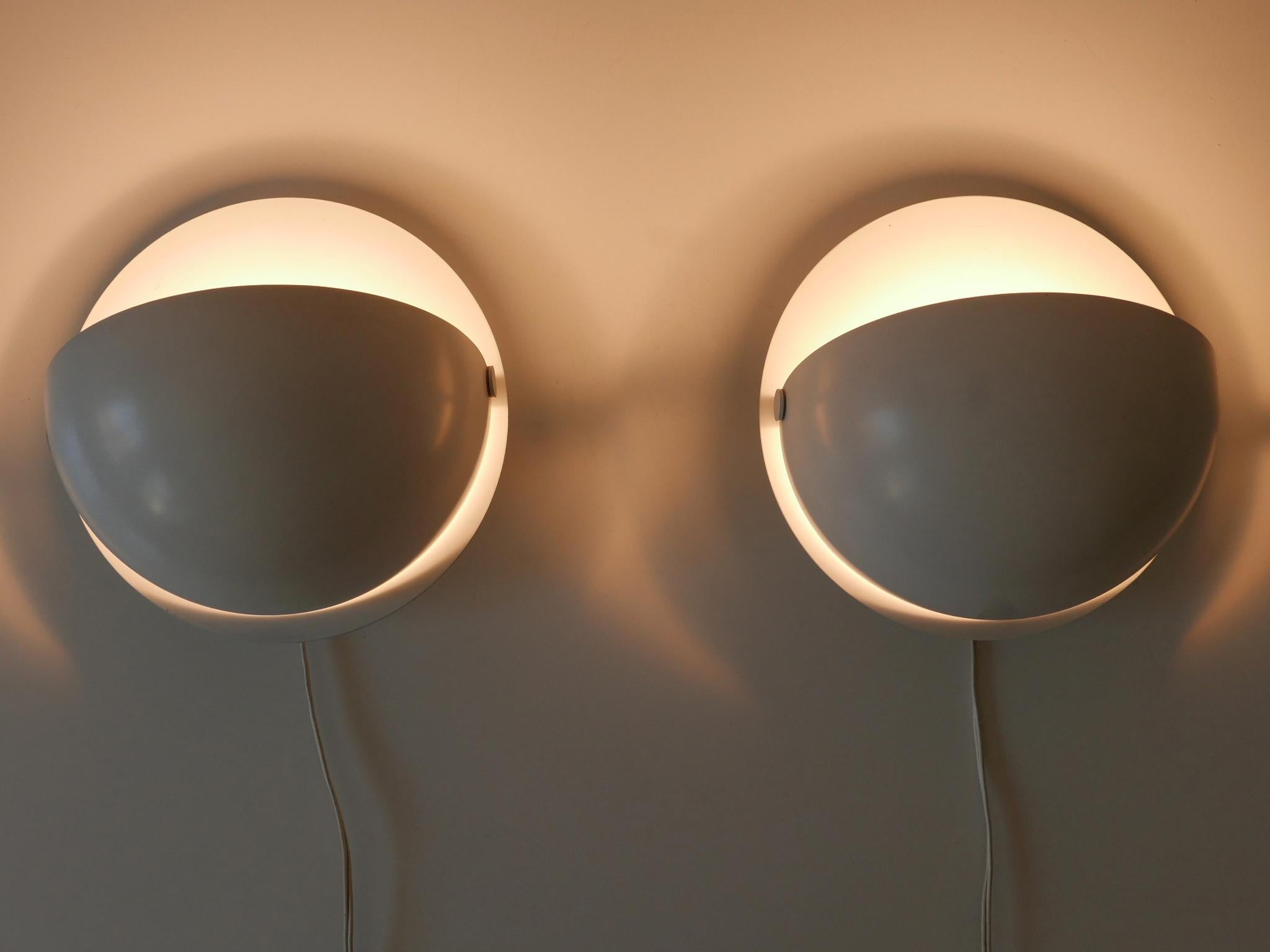 Set di due lampade da parete regolabili in stile Mid-Century Modern Germania anni '60 in vendita 1