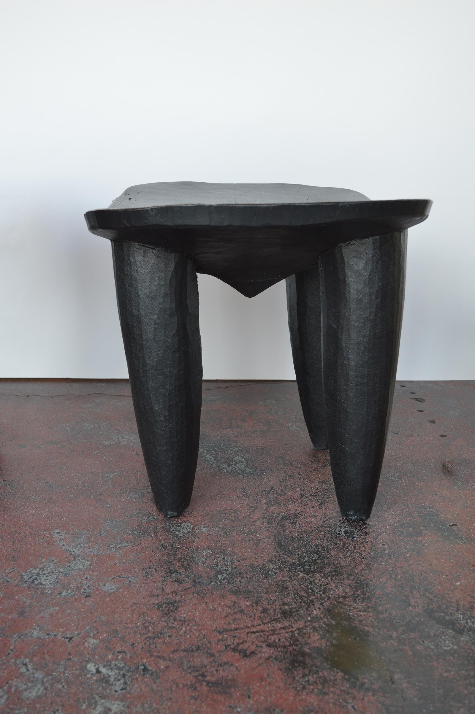 20th Century Set of Two african Midcentury Wooden Side Tables