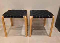 Set of Two Alvar Aalto Y61 Stools from 1960s