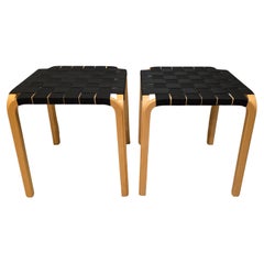 Set of Two Alvar Aalto Y61 Stools from 1960s