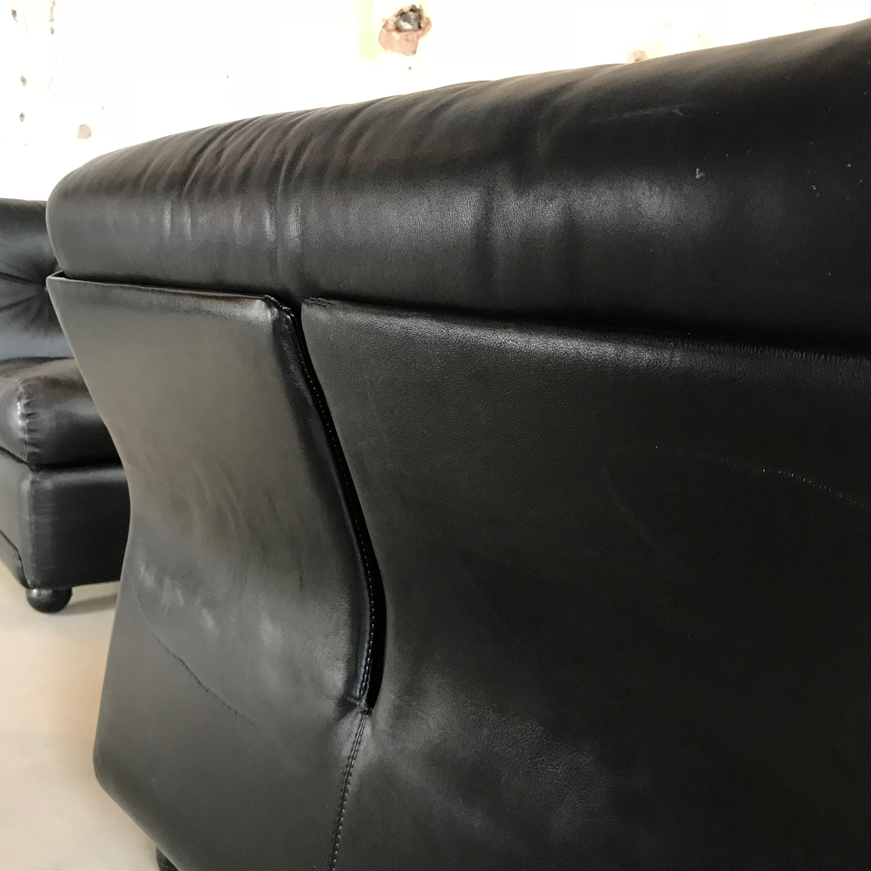 Set of Two 'Amanta' Lounge Chairs by Mario Bellini for B&B Italia, 1960s For Sale 1