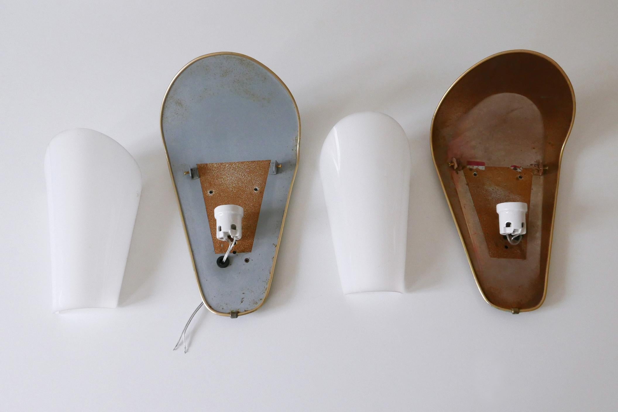 Set of Two Amazing Mid-Century Modern Outdoor Sconces Germany 1950s For Sale 14