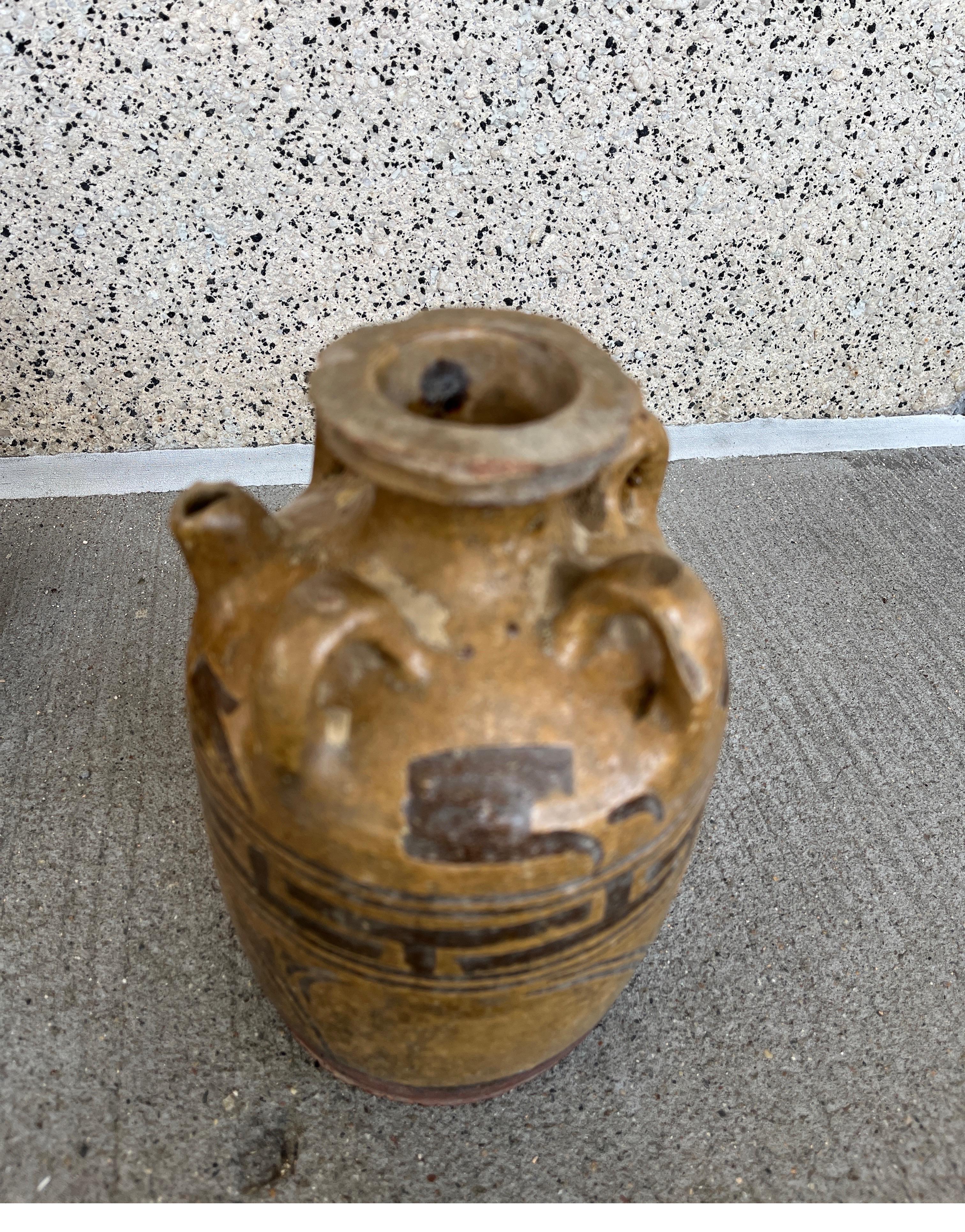 Ensemble de deux chinois anciens  Vases à vin céramique en vente 9