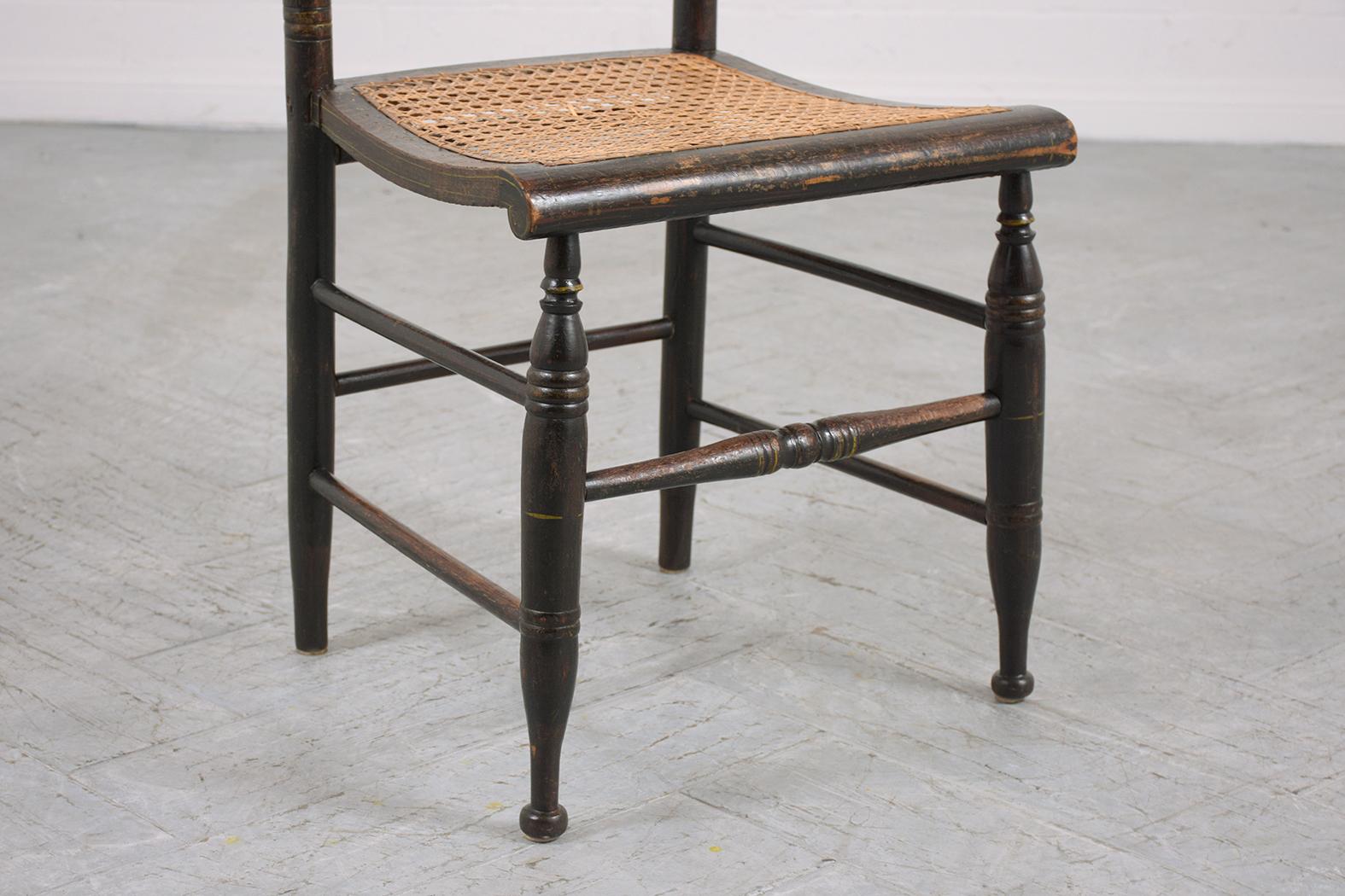 English Two Antique Cane Chairs