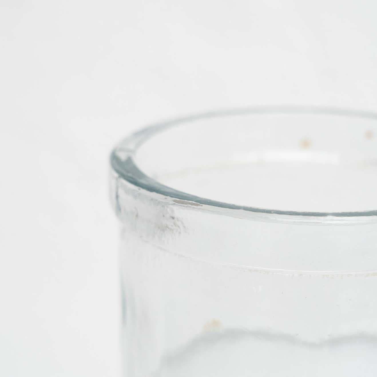 Ensemble de deux récipients en verre espagnols anciens pour la conservation des aliments - Circa 1950 en vente 4