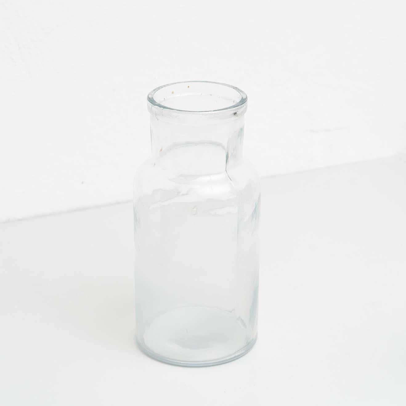 Ensemble de deux récipients en verre espagnols anciens pour la conservation des aliments - Circa 1950 en vente 7