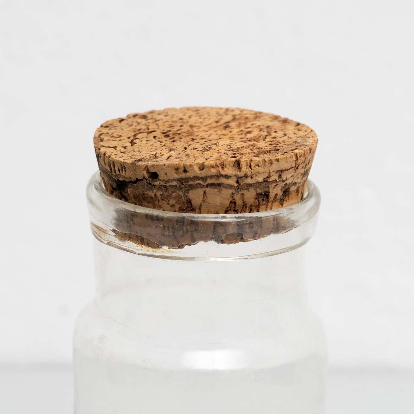 Ensemble de deux récipients en verre espagnols anciens pour la conservation des aliments - Circa 1950 Bon état - En vente à Barcelona, ES