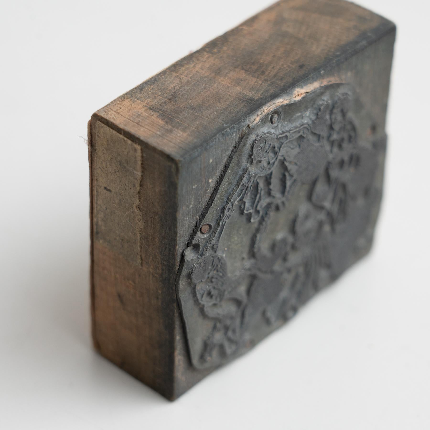 Ensemble de deux timbres espagnols anciens en bois, vers 1930 en vente 1