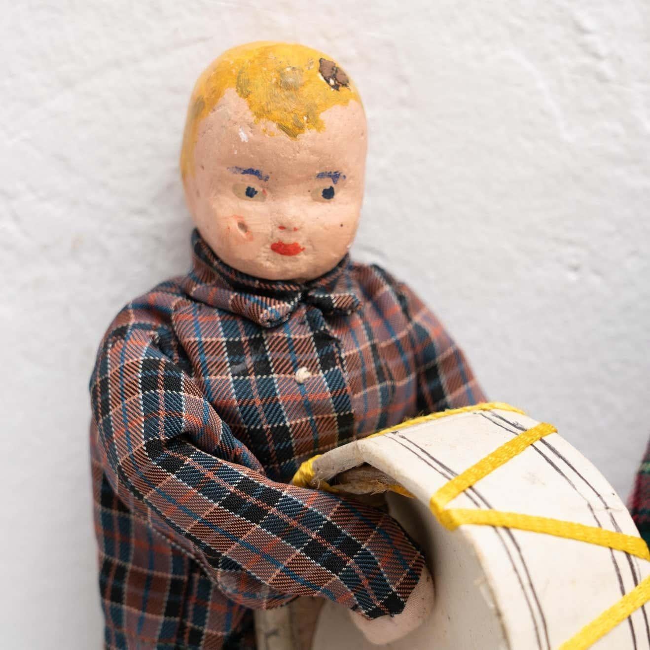 juego de muñecos de trapo