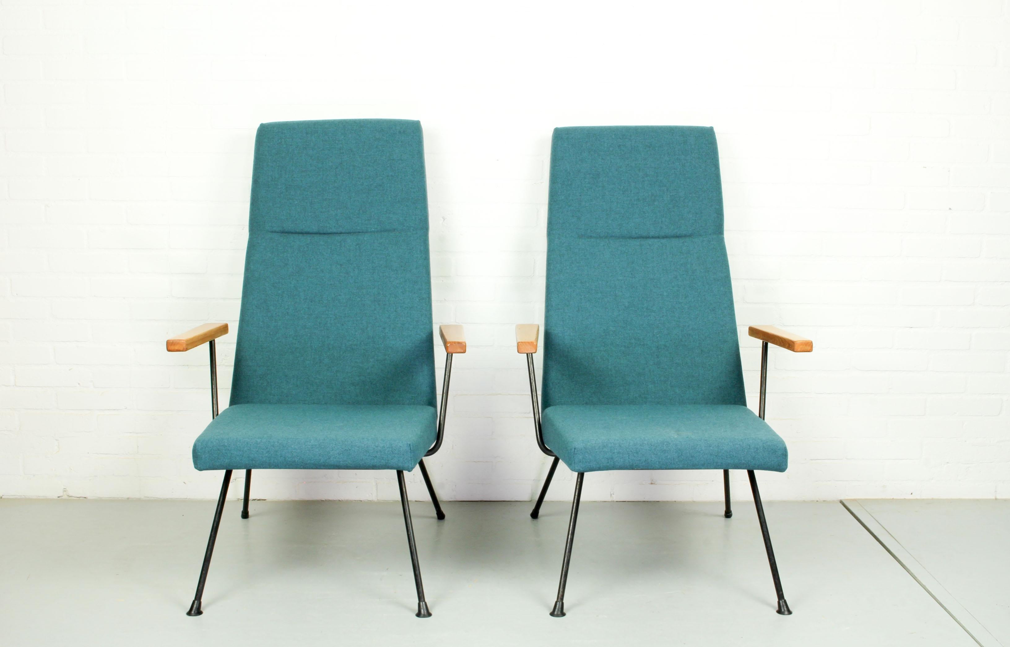 20th Century Set of Two A.R. Cordemeyer Lounge Chair Model 1410 by Gispen, 1959