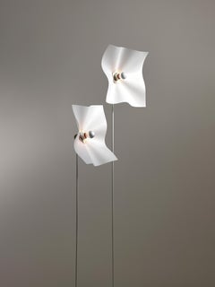 Zweier-Set der Stehleuchten „Area“, entworfen von Mario Bellini für Artemide, Italien, 1980