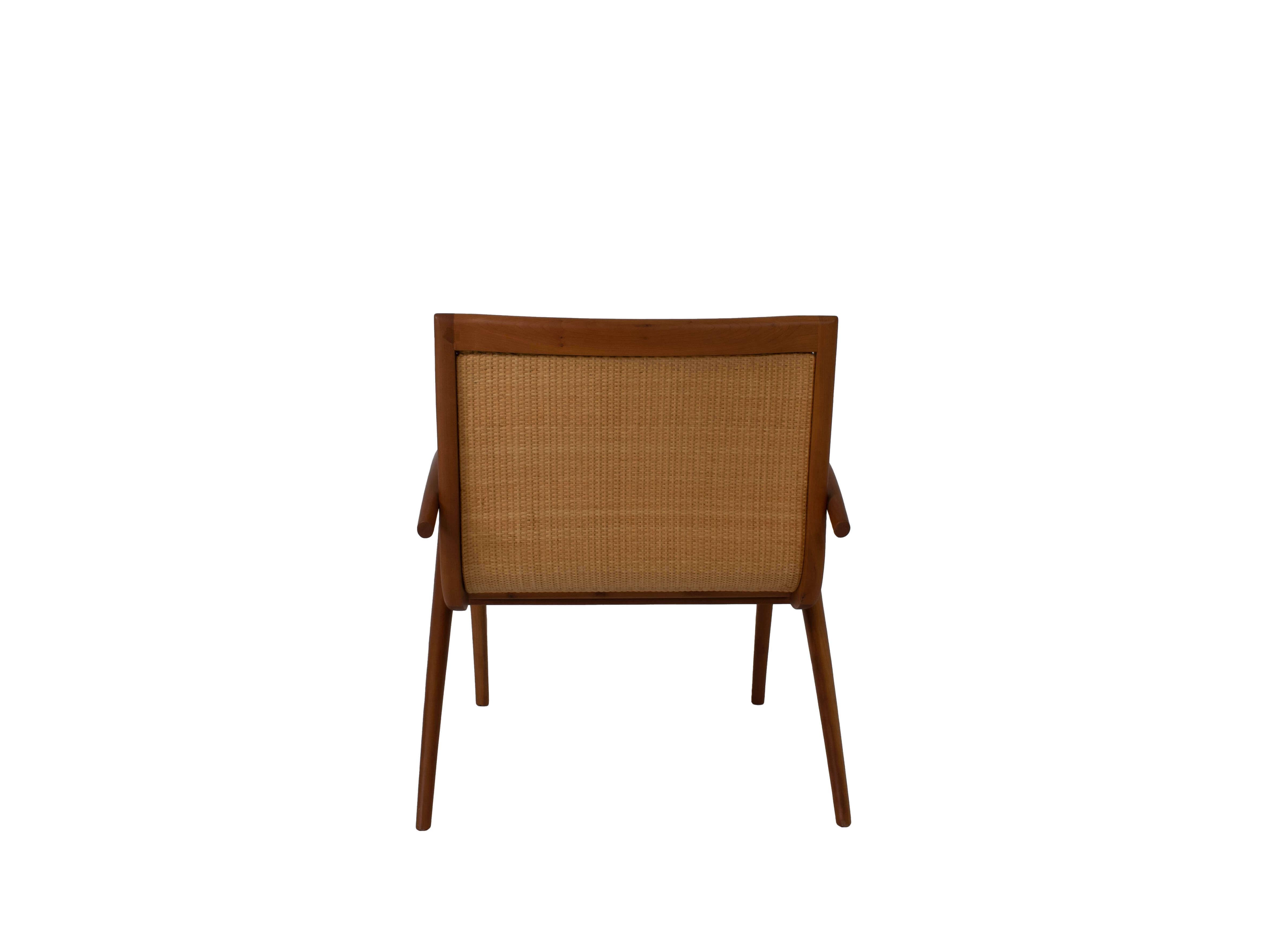 Set of Two Arm Chairs by John Graz, Designed in Brazil 1950s 2