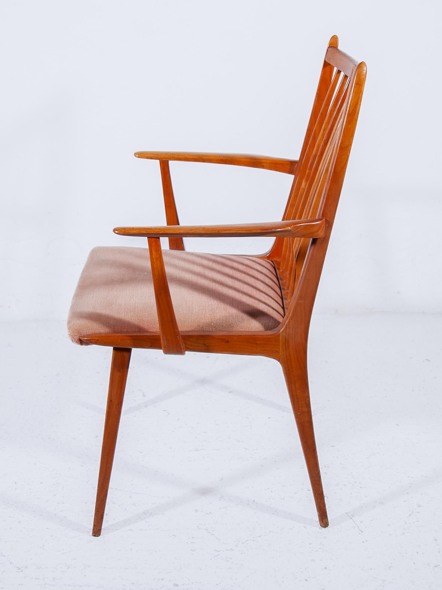 Set of Two Arm Chairs designed by Dettinger, Model Casala, Germany, 1955 For Sale 5