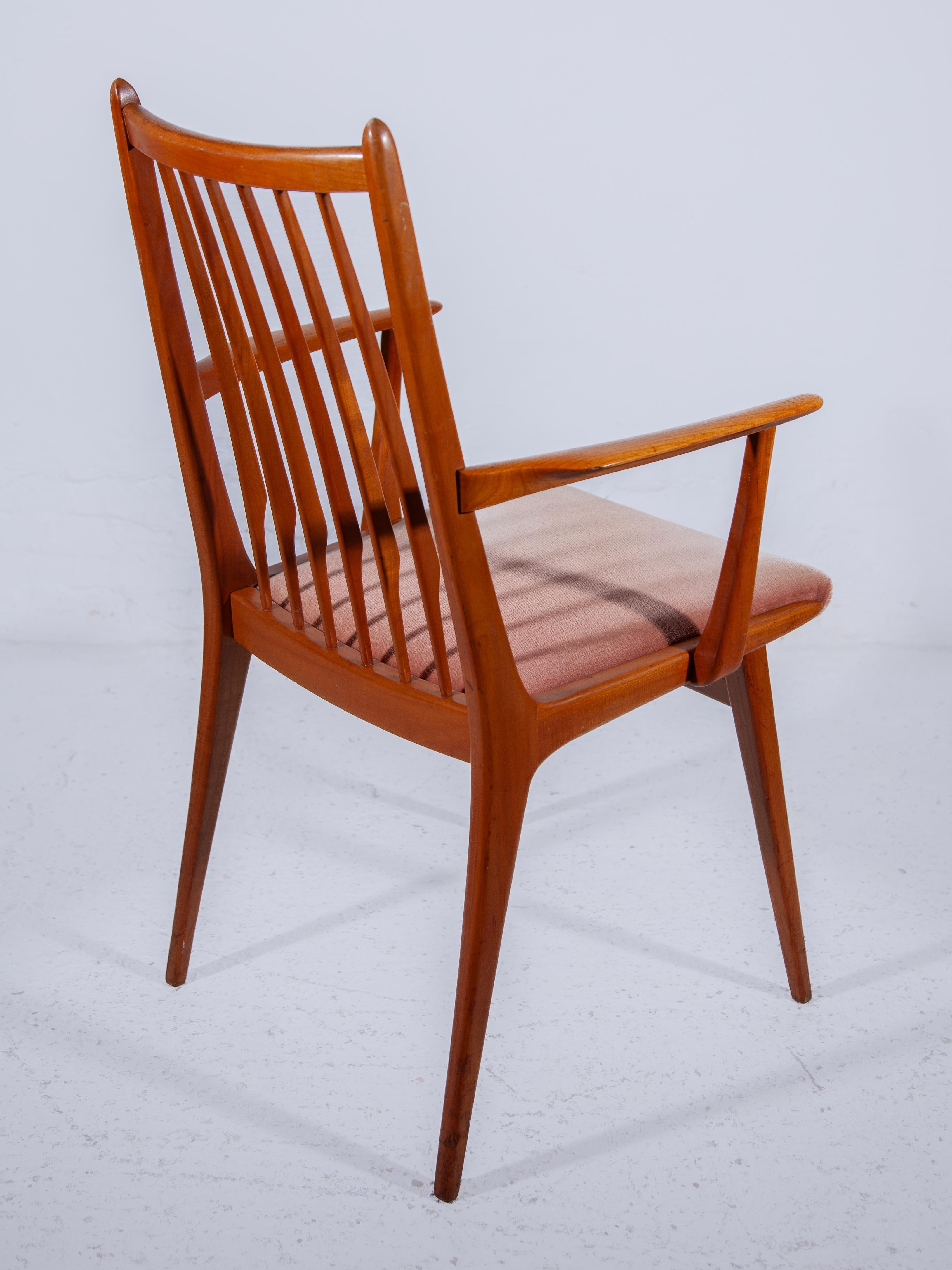 Mid-20th Century Set of Two Arm Chairs designed by Dettinger, Model Casala, Germany, 1955 For Sale