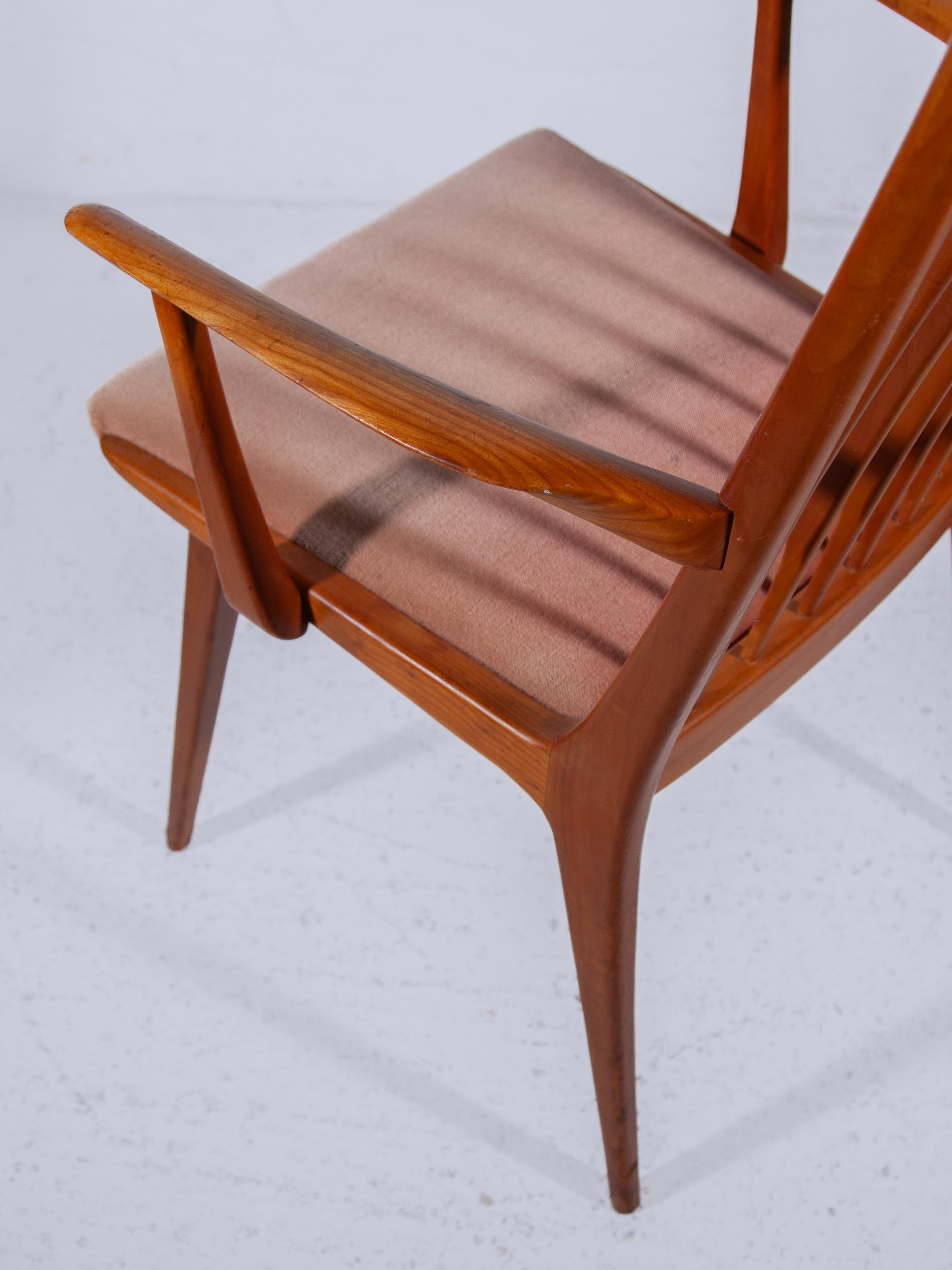 Set of Two Arm Chairs designed by Dettinger, Model Casala, Germany, 1955 For Sale 2