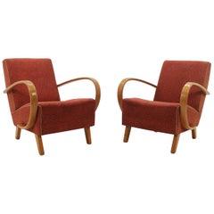 Set of Two Armchair by Jindřich Halabala, 1956s