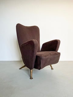 Set of Two Armchairs by Gio Ponti and Giulio Minoletti for the Settebello Train