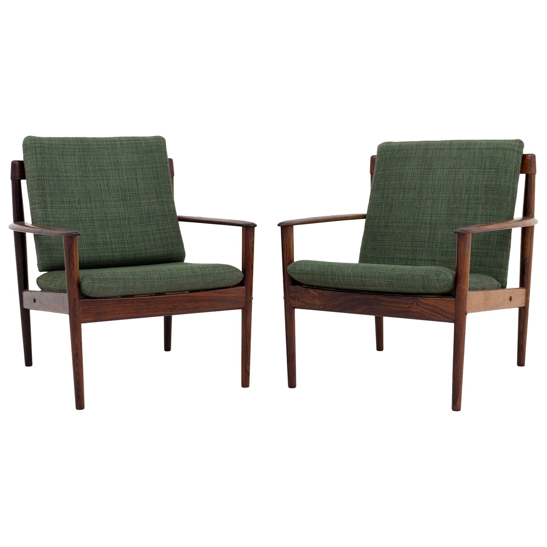 Set of Two Armchairs by Grete Jalk