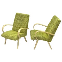 Set of Two Armchairs by J. Halabala, "1960"