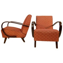 Set of Two Armchairs by Jindrich Halabala, 1940s