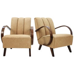 Set of Two Armchairs by Jindřich Halabala, 1950s