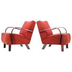 Set of Two Armchairs by Jindřich Halabala, 1960s