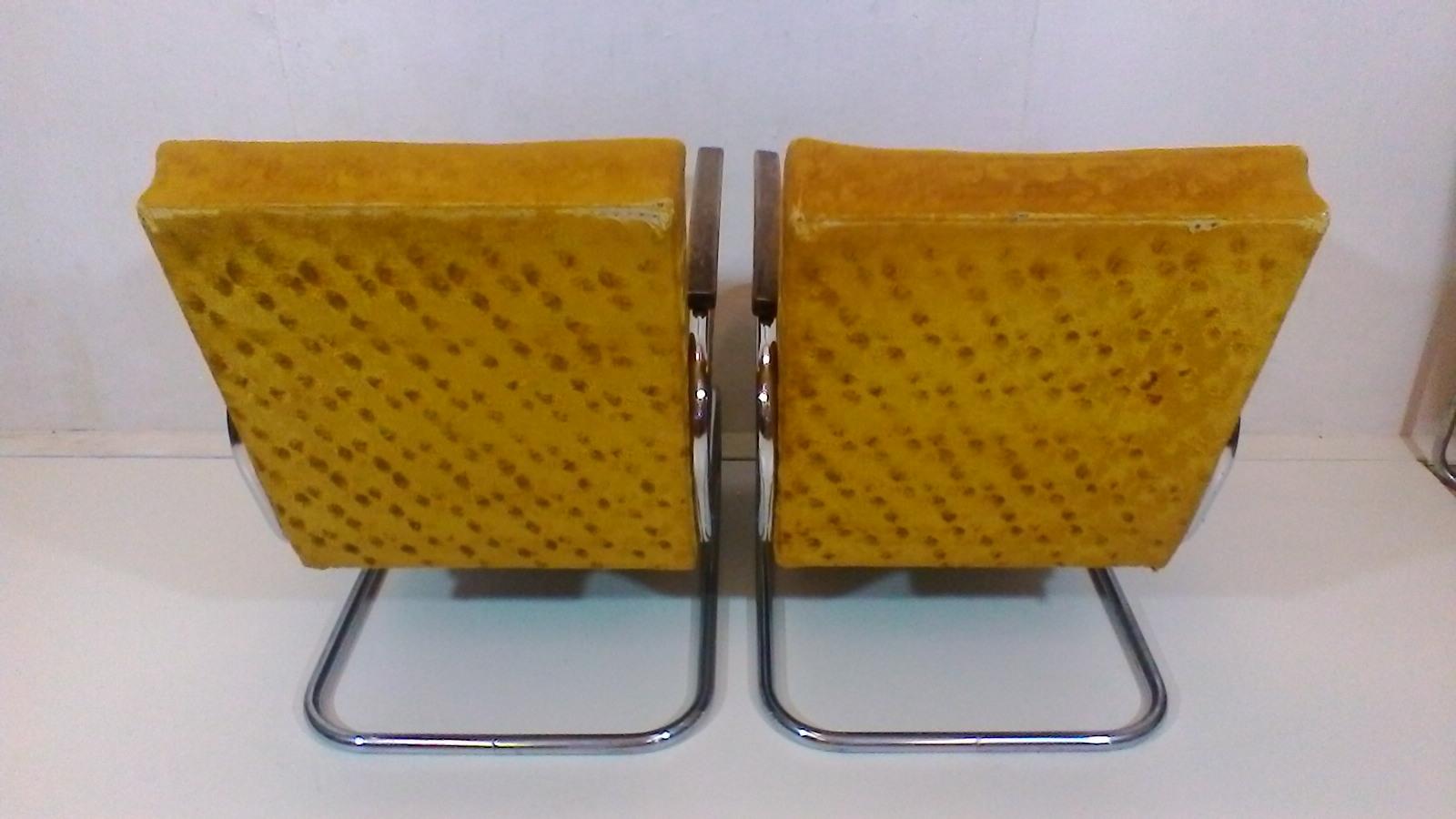 Set of two armchairs by Jindřich Halabala, Bauhaus - Műcke & Meider, 1930s 3