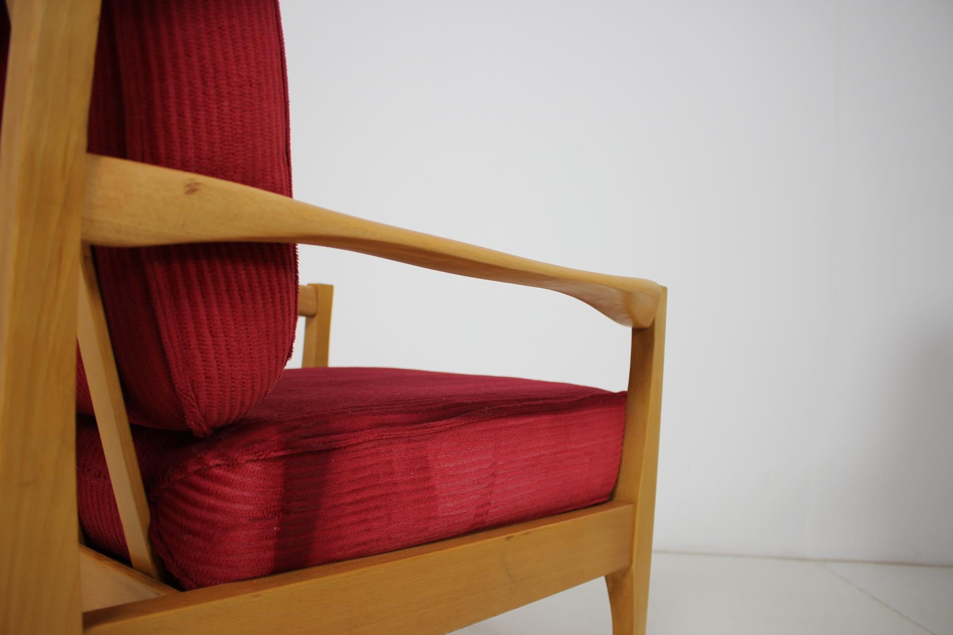 Set of Two Armchairs, Czechoslovakia, 1970s For Sale 4