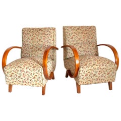 Set of Two Armchairs Designed by Jindrich Halabala, 1950s