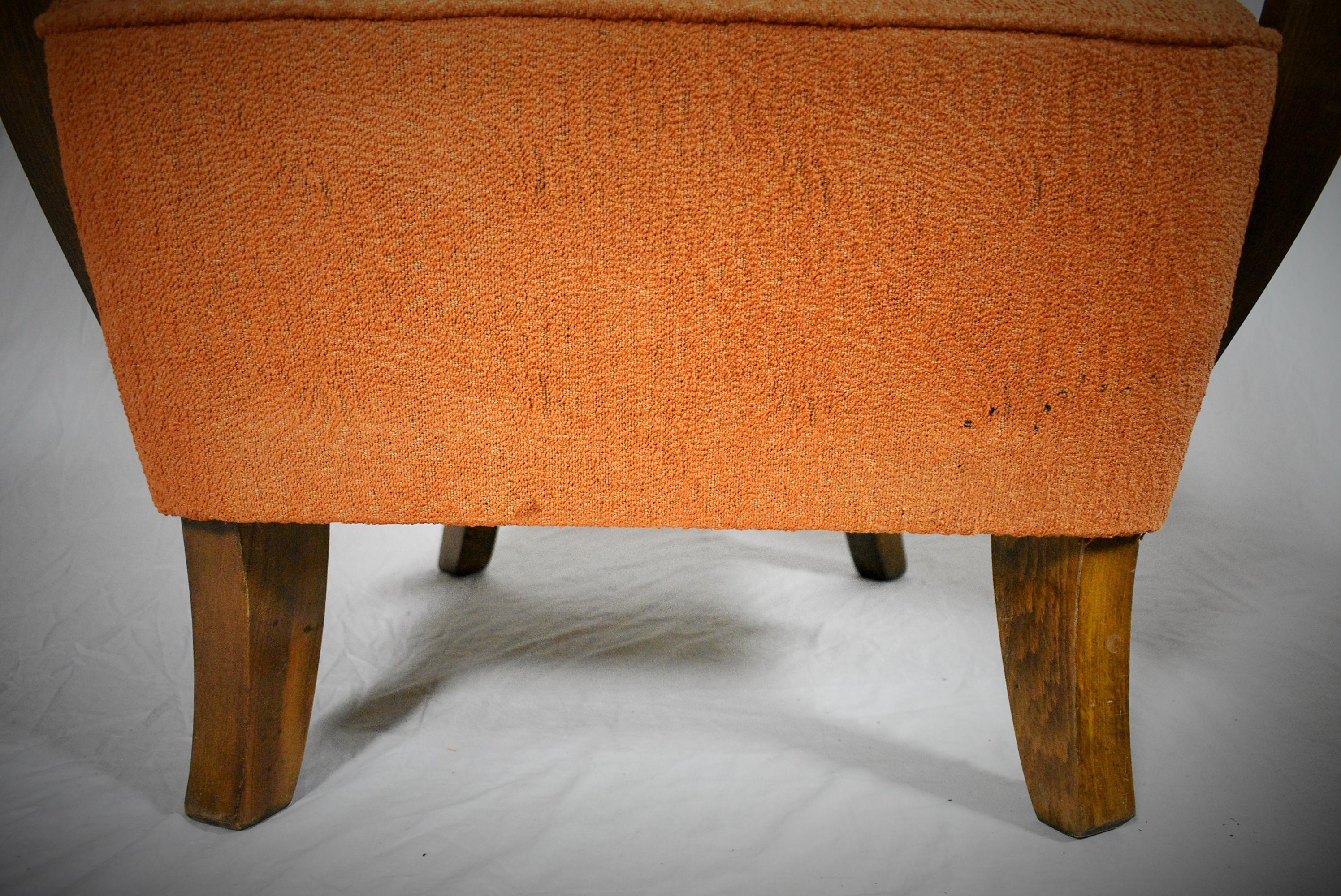 Set aus zwei Sesseln, entworfen von Jindich Halabala, Modell H-237 im Angebot 3