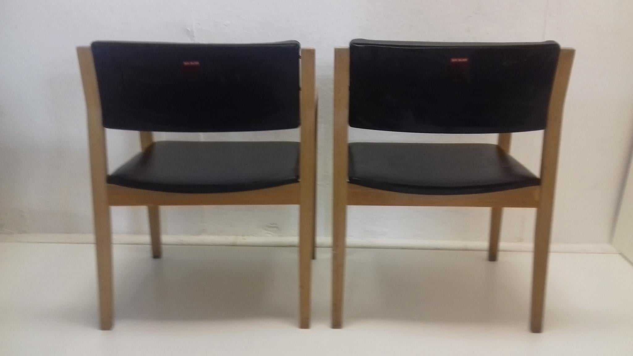 Czech Set of Two Armchairs Designed by Ludvík Volák, 1960s For Sale