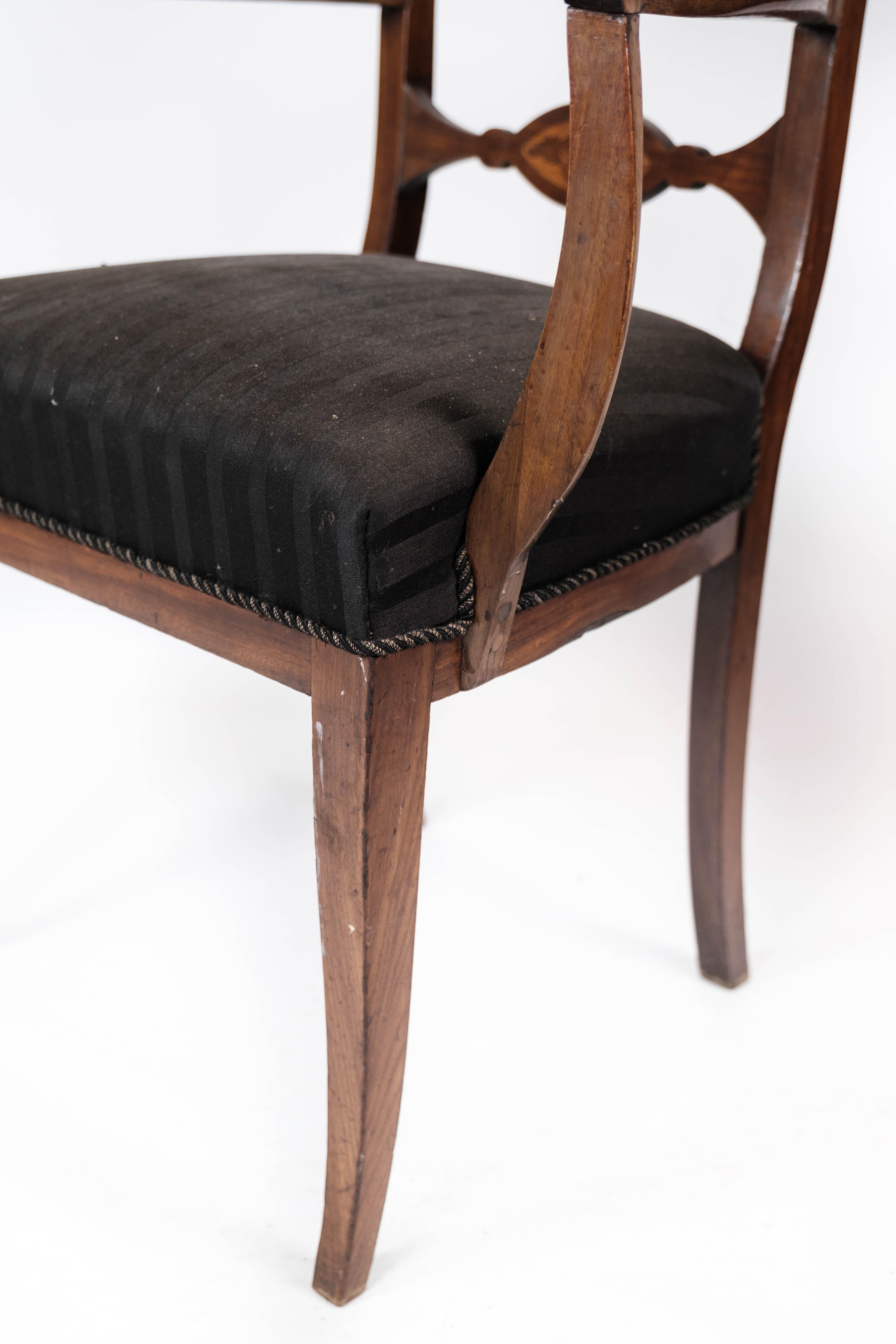 Mid-19th Century Set of Two Armchairs Made In Mahogany From 1860s For Sale