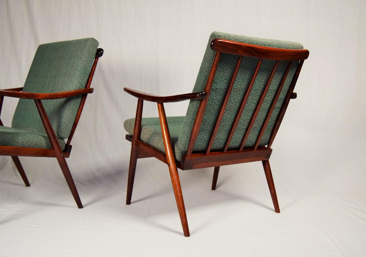 Set of Two Armchairs Ton, 1960s 4