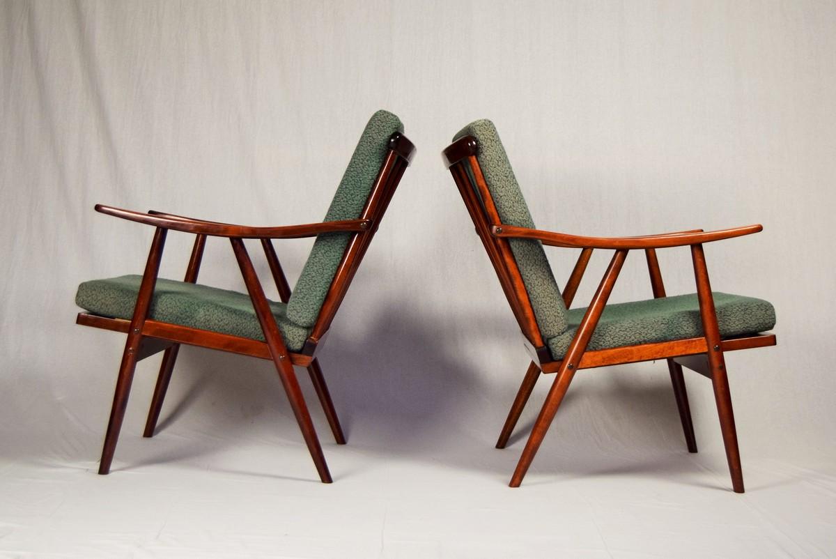 Mid-20th Century Set of Two Armchairs Ton, 1960s