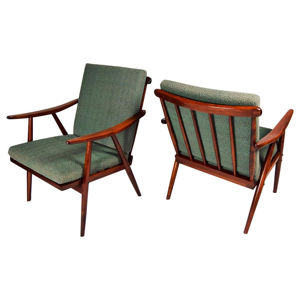 Set of Two Armchairs Ton, 1960s