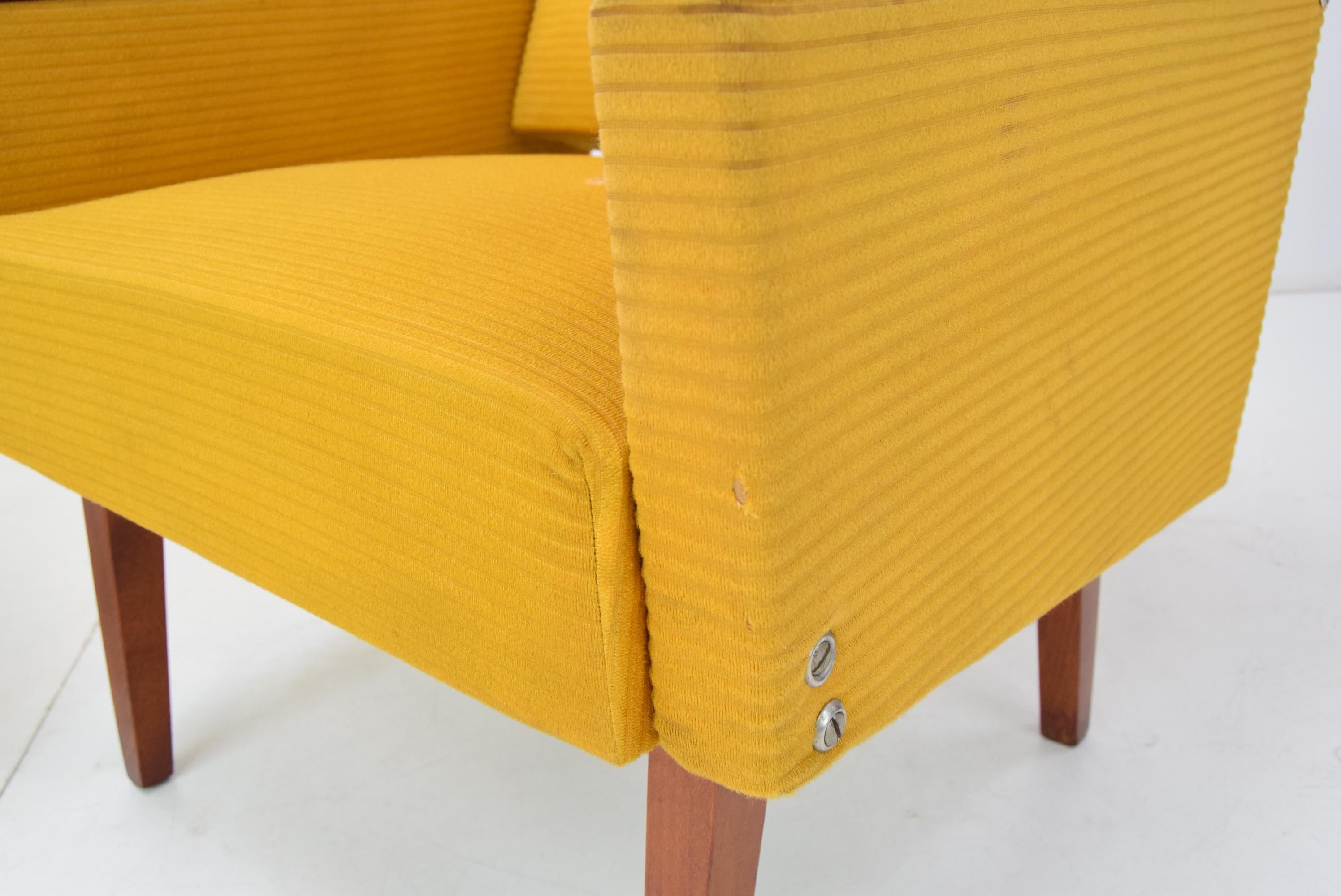 Set of two Armchairs, Czechoslovakia, 1960's. For Sale 2
