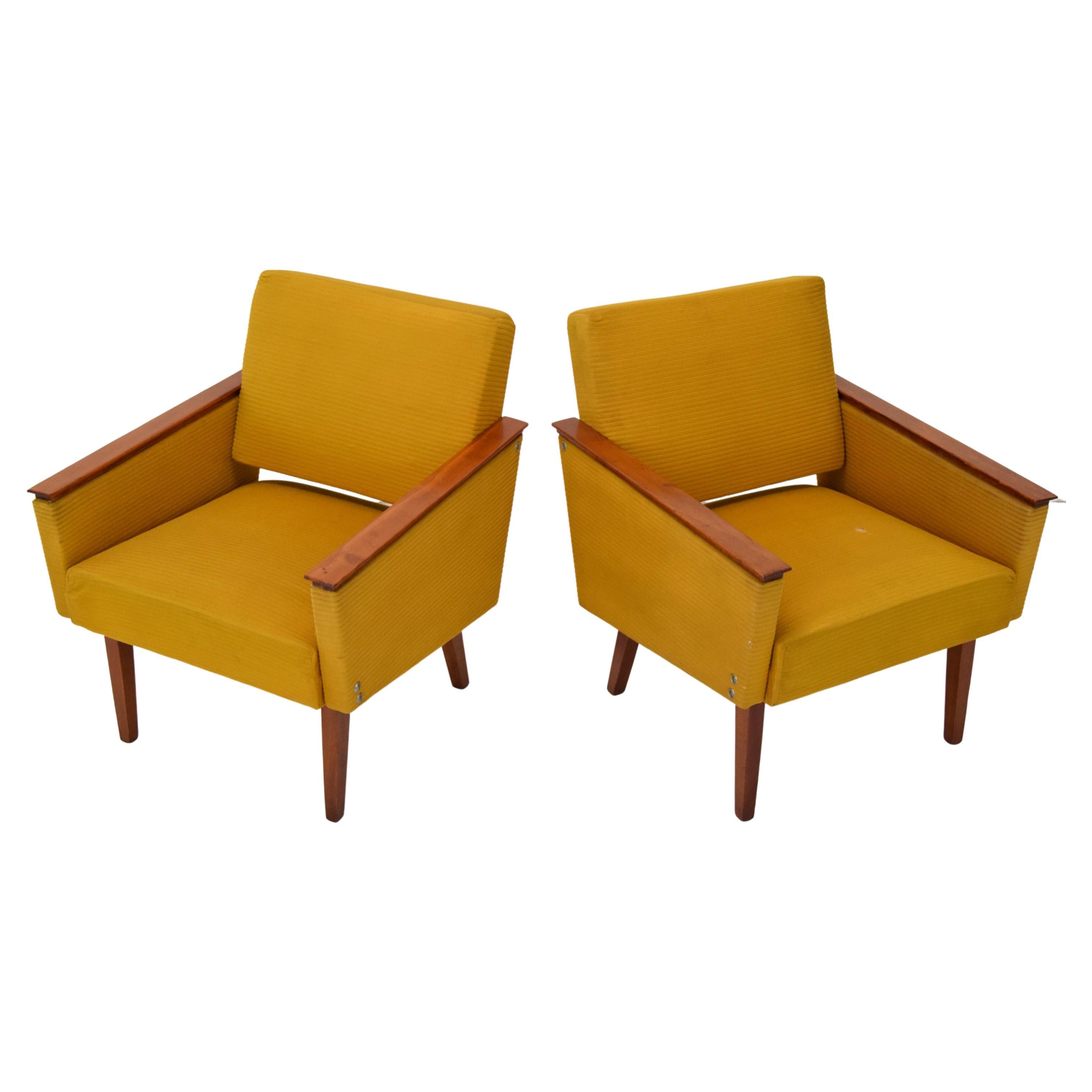 Set of two Armchairs, Czechoslovakia, 1960's.