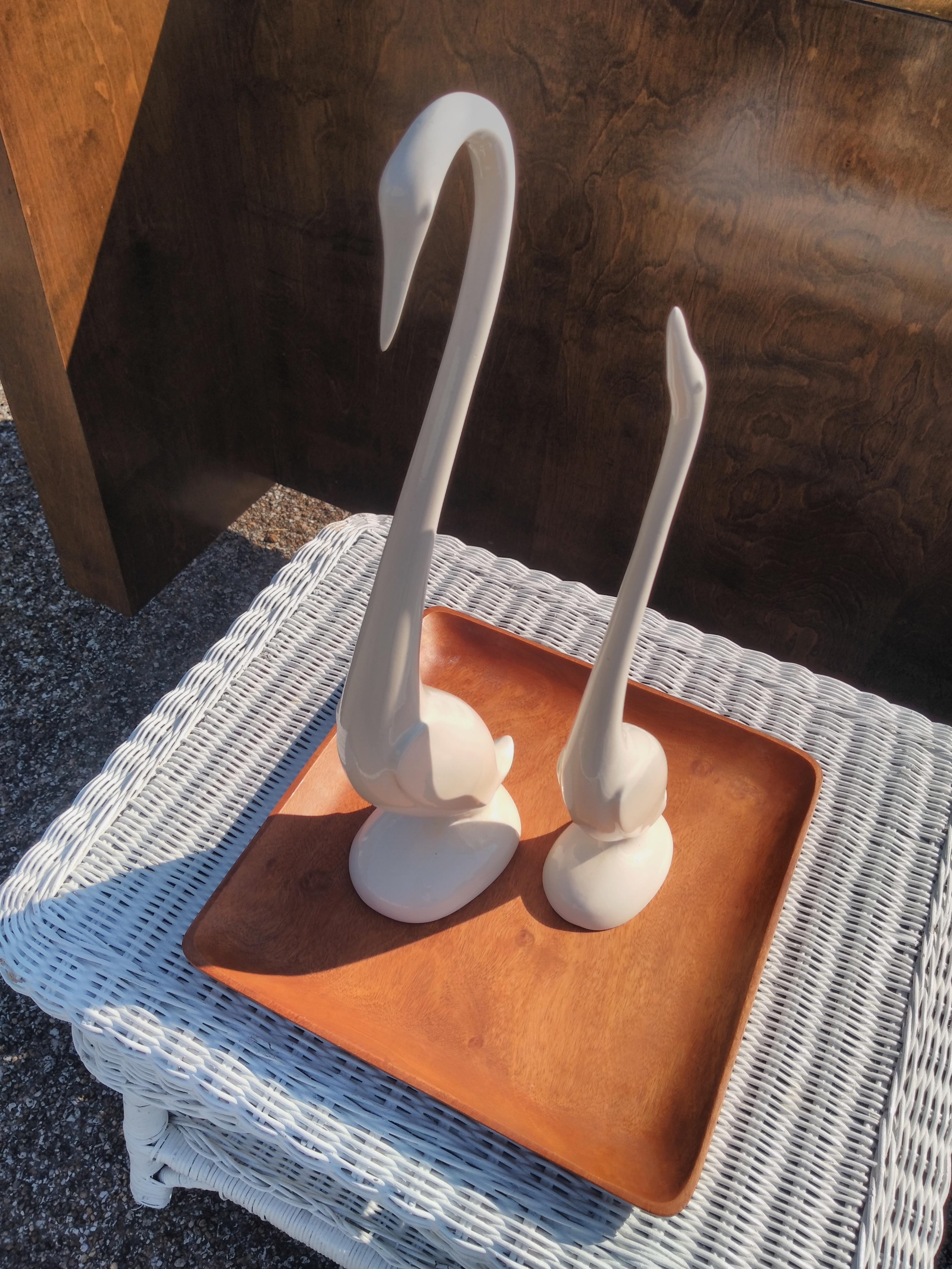 Set di due aironi di ceramica Arnell's in vendita 4