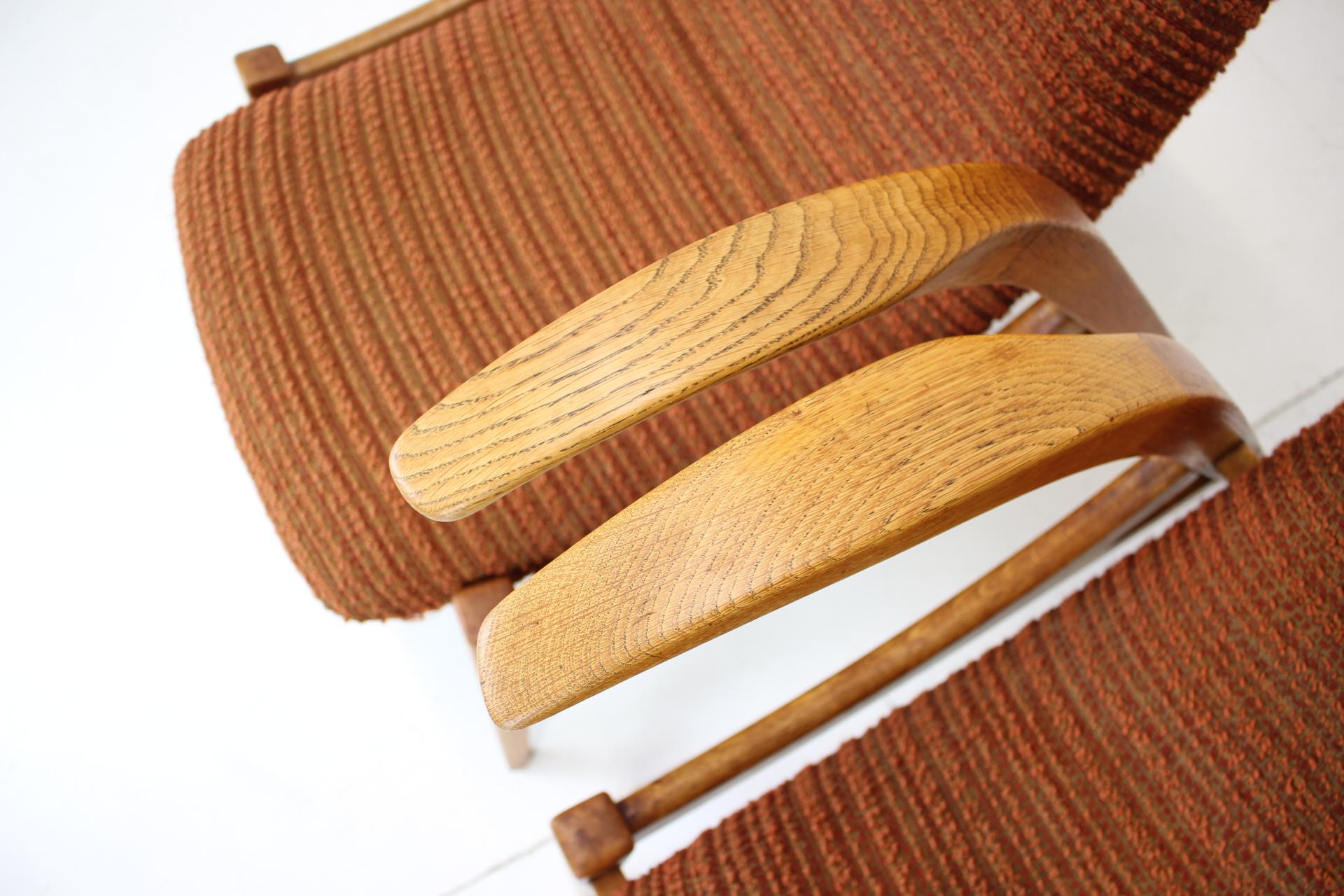 Set of Two Lounge Chairs Designed by Jan Vaněk for Krásná Jizba, 1960's 1