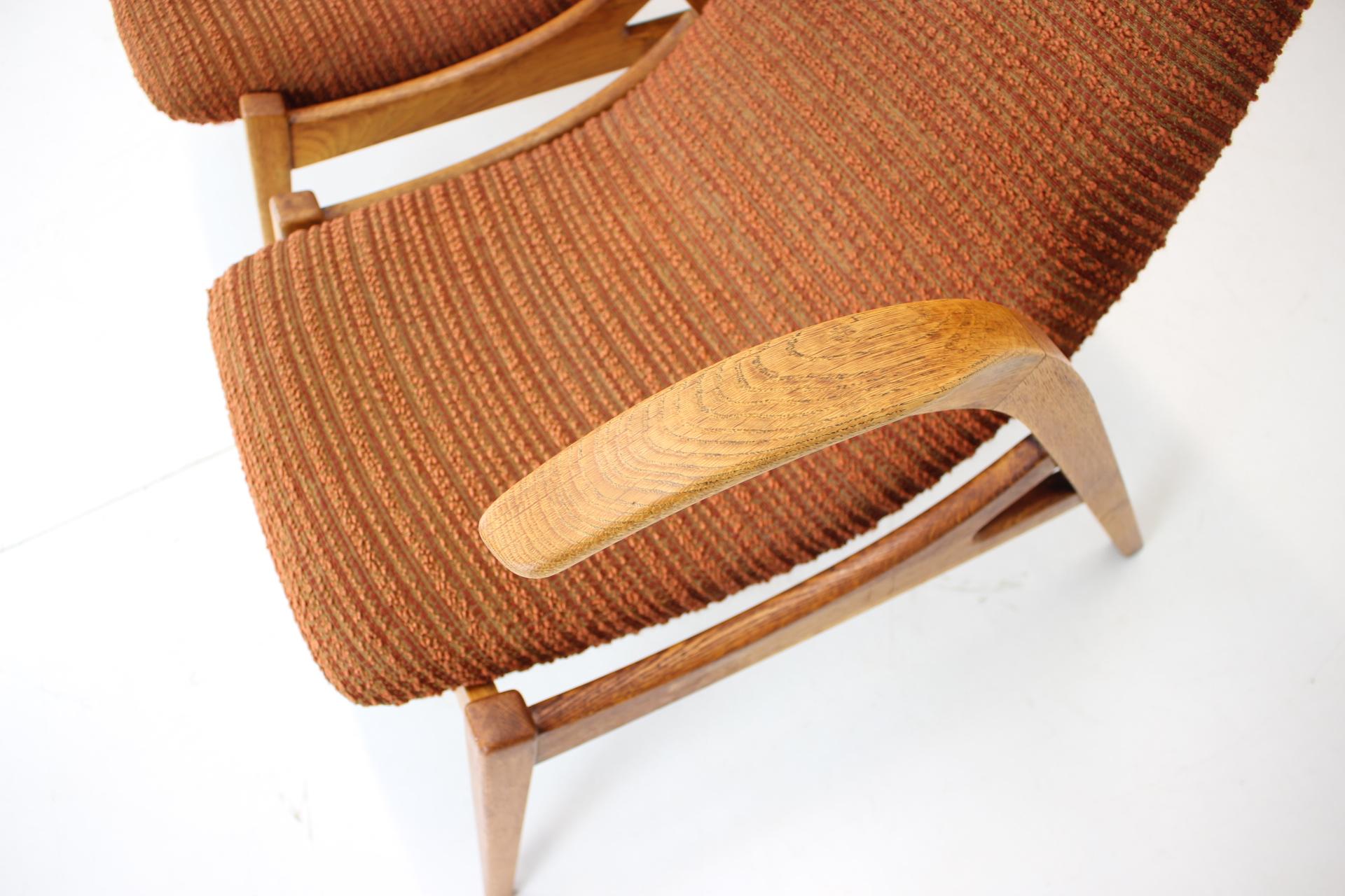 Set of Two Lounge Chairs Designed by Jan Vaněk for Krásná Jizba, 1960's 2