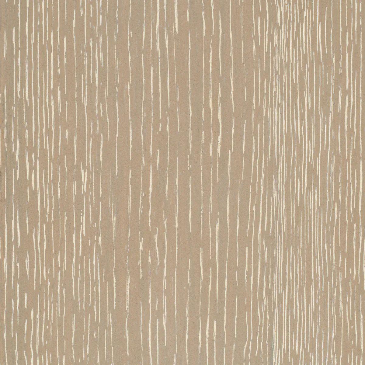 Set of Two Art Deco Nightstand – Washed Oak Veneer, Bronze Finish For Sale 5