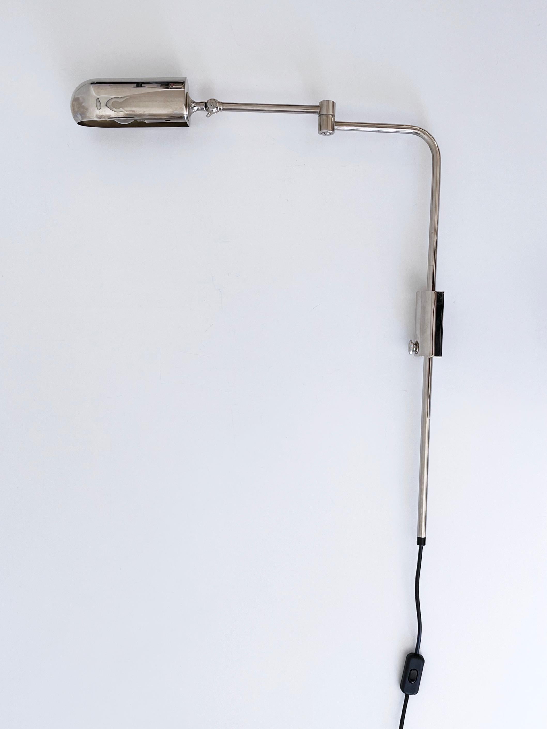 Ensemble de deux appliques ou liseuses articulées par Florian Schulz 1970 en vente 6