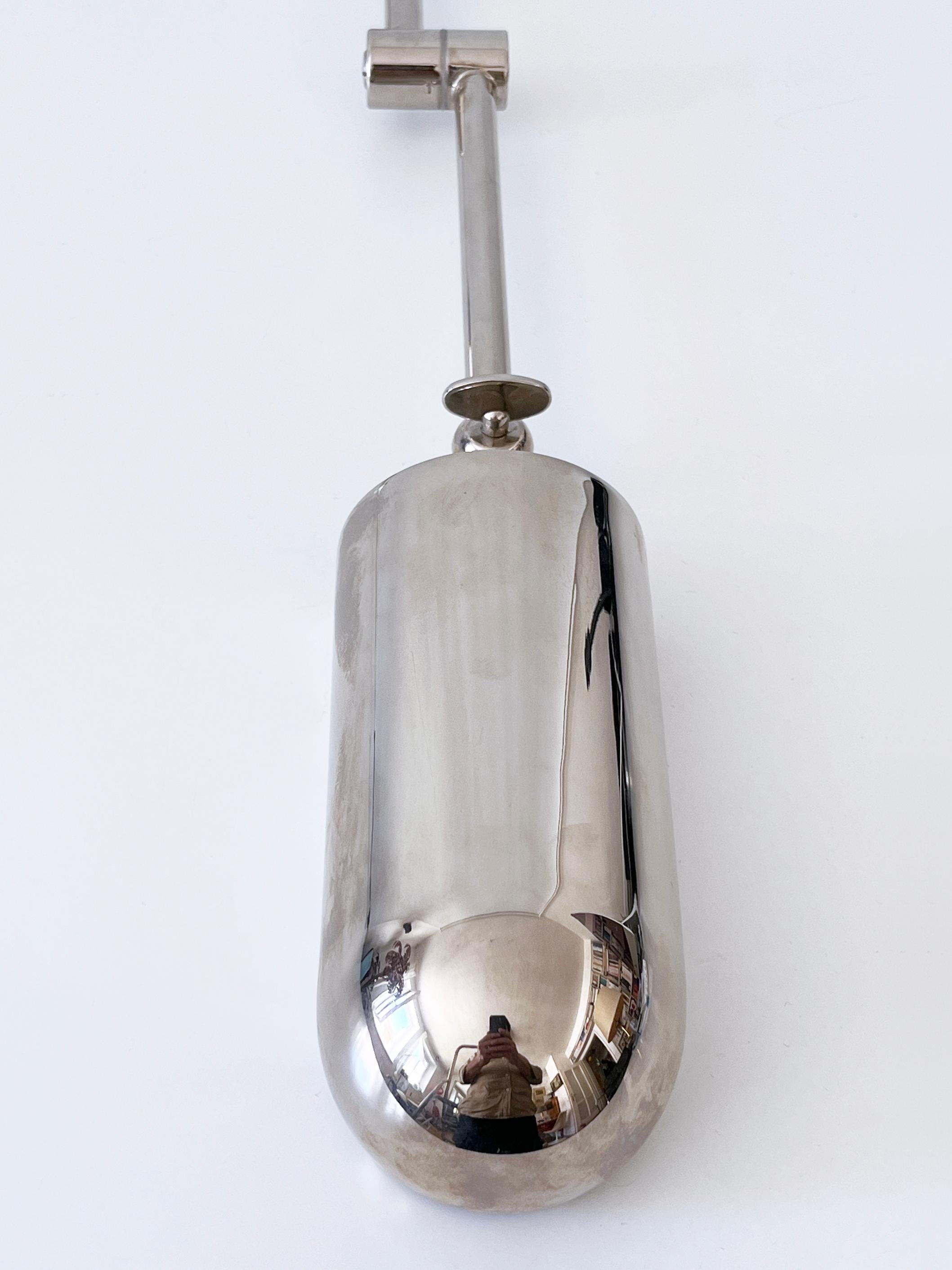 Ensemble de deux appliques ou liseuses articulées par Florian Schulz 1970 en vente 9